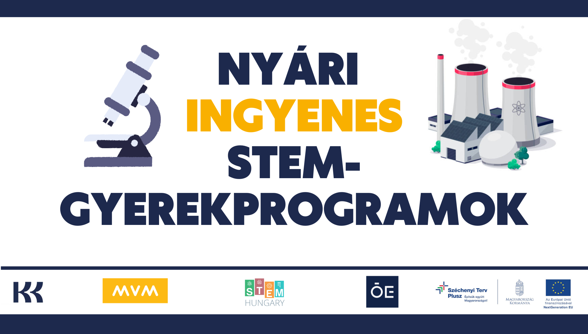 Nyári INGYENES STEM-gyerekprogramok