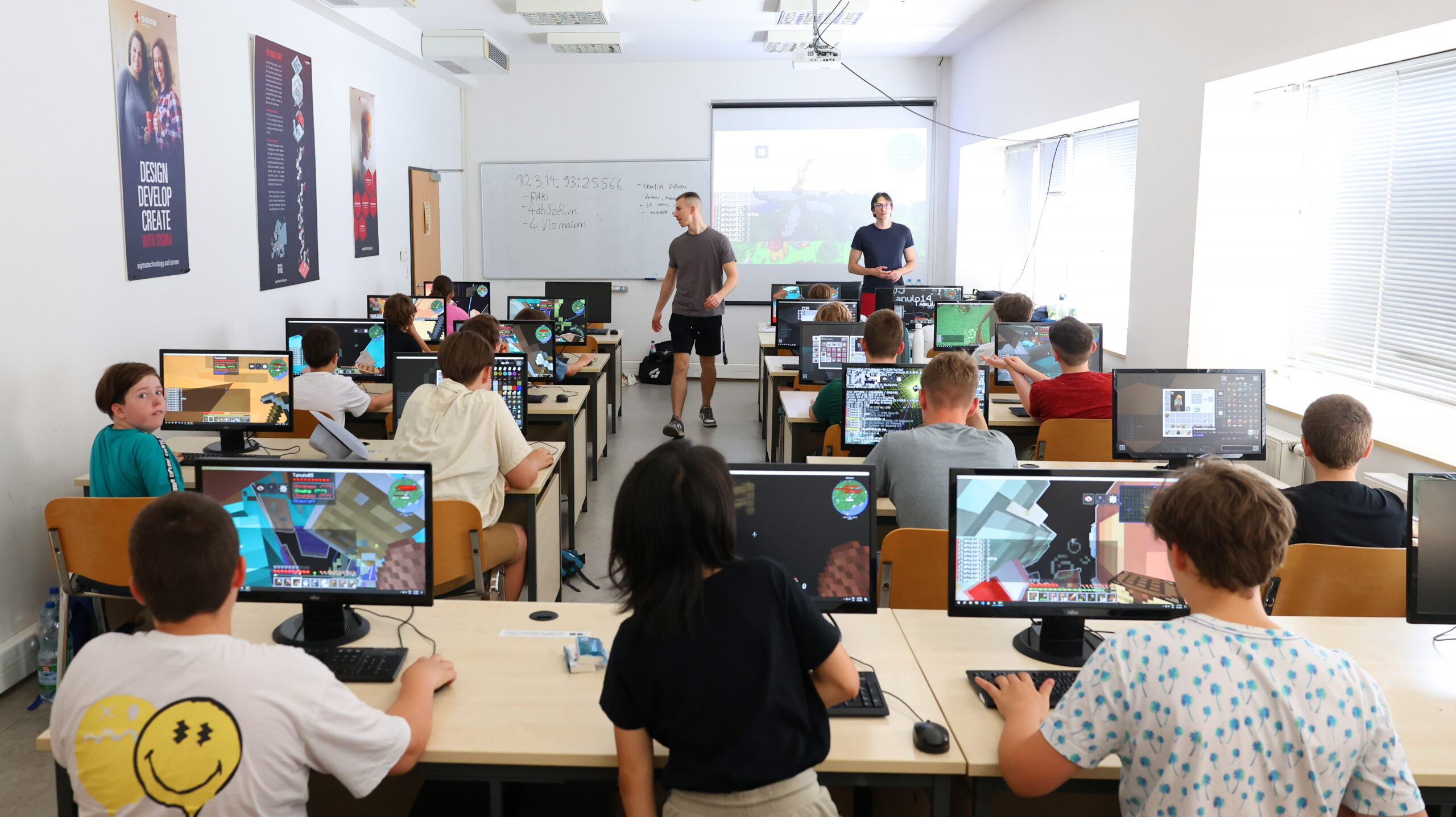 Nyári élményprogram – Minecraft-alapú tanulás