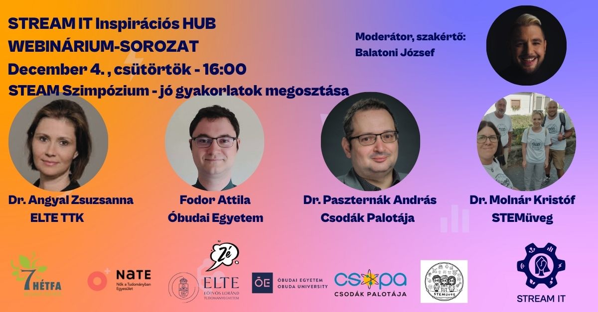 Tedd élménnyé a tanulást! – Ingyenes online STEAM-webinárium pedagógusoknak